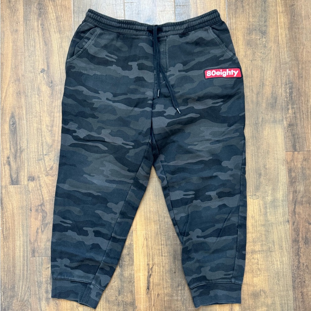 Camo Jogger Pants - Black